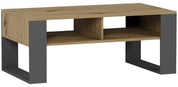 Masă de cafea modernă 58 x 90 x 55 cm antracit