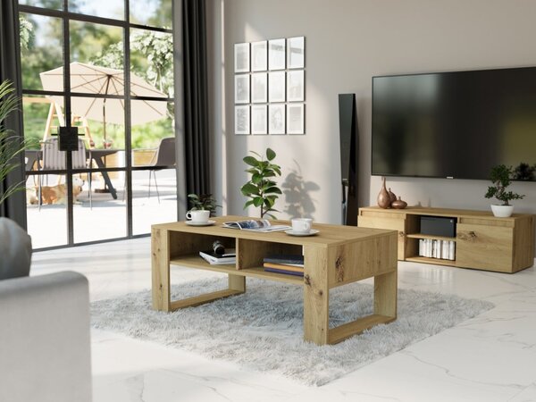 Masă de cafea modernă 58 x 90 x 55 cm antracit