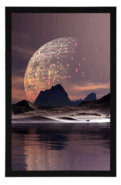 Poster peisaj futurist