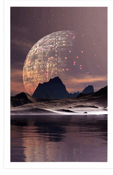 Poster peisaj futurist