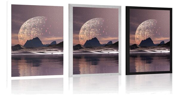 Poster peisaj futurist