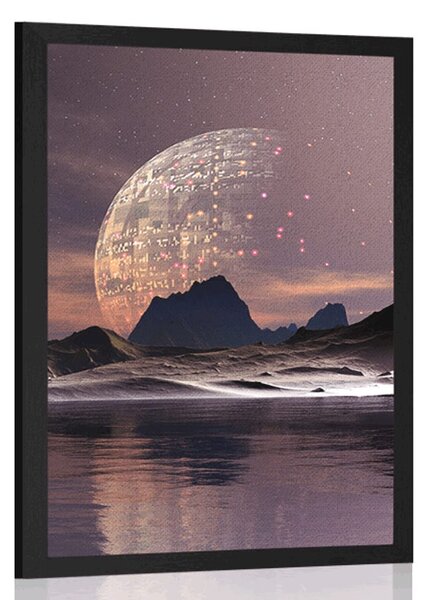 Poster peisaj futurist