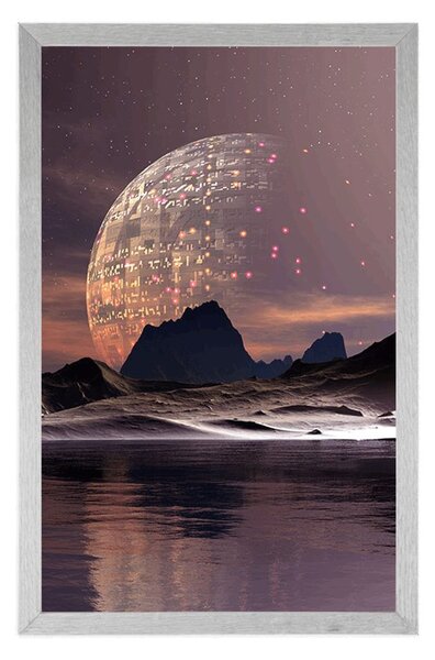 Poster peisaj futurist