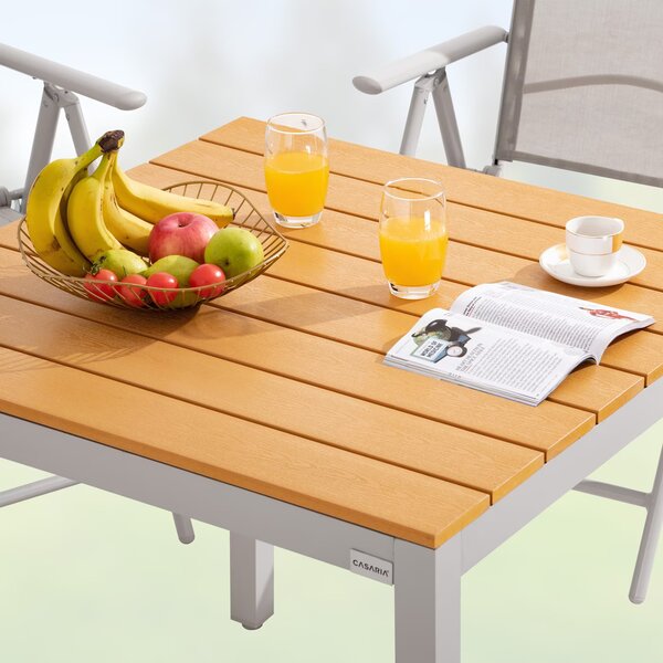 Deuba Set de grădină Bern 1+4 din aluminiu - gri