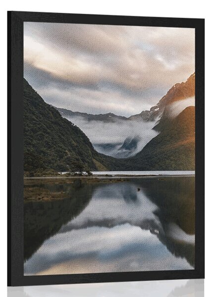 Poster Milford Sound la răsăritul soarelui