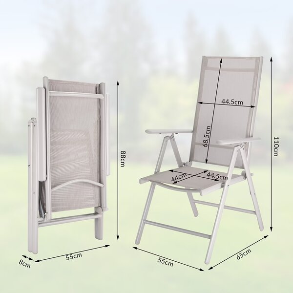 Deuba Set de grădină Bern 1+4 din aluminiu - gri