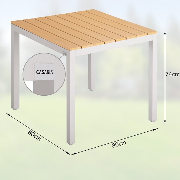 Deuba Set de grădină Bern 1+4 din aluminiu - gri