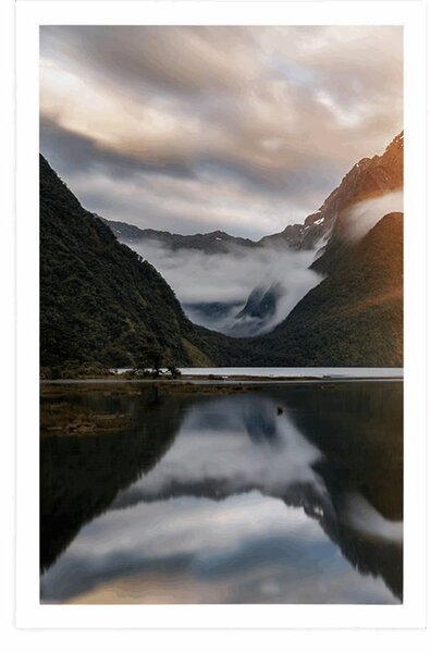 Poster Milford Sound la răsăritul soarelui