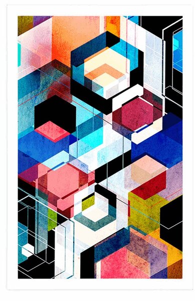 Poster geometrie abstractă