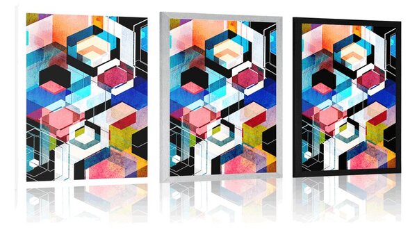 Poster geometrie abstractă