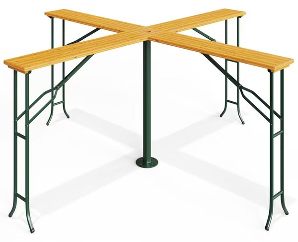 Deuba Masă de bar Quattro - 241x241x104 cm