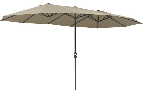 Deuba Umbrelă de soare de grădină XXL - taupe