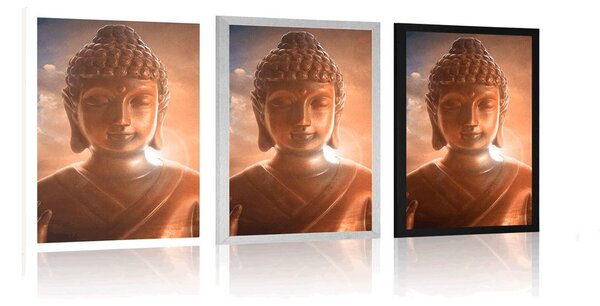 Poster Buddha printre nori