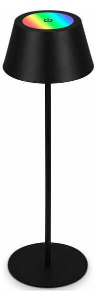 Brilo - Lampă de birou LED RGB reîncărcabilă, cu control tactil, KIKI, LED/2,6W/5V, IP44, 2600 mAh, negru