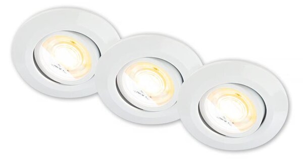 Briloner 7586036 - SET 3x plafoniere LED pentru baie KLIRA LED/4,9W/230V IP23 albe