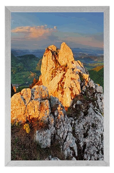 Poster Vrsatske rocks frumoase în Slovacia
