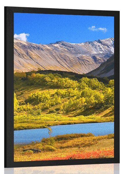 Poster natură frumoasă în Kamchatka în Rusia