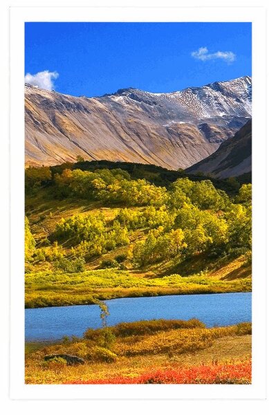 Poster natură frumoasă în Kamchatka în Rusia