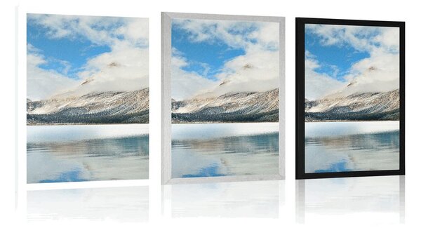 Poster lac de munte frumos