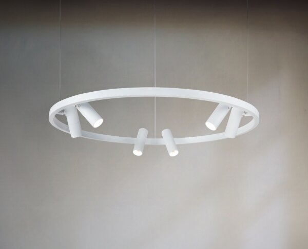 Maytoni MOD102PL-L42W - Lustră LED suspendată pe cablu SATELLITE, LED/42W/230V, albă