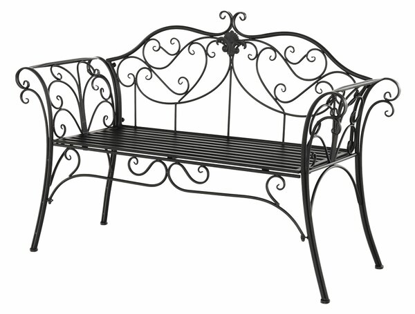 Bancă de grădină Entalia (negru). 1016869