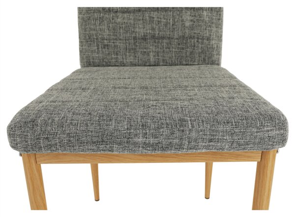 Scaun de sufragerie Collort nova (gri deschis + fag). 744541