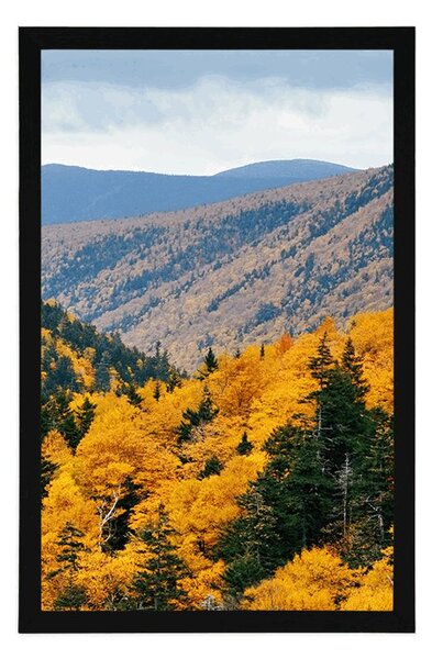 Poster vedere la munți maiestuoși
