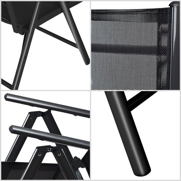 Deuba Set din aluminiu Alu 1+6 - antracit