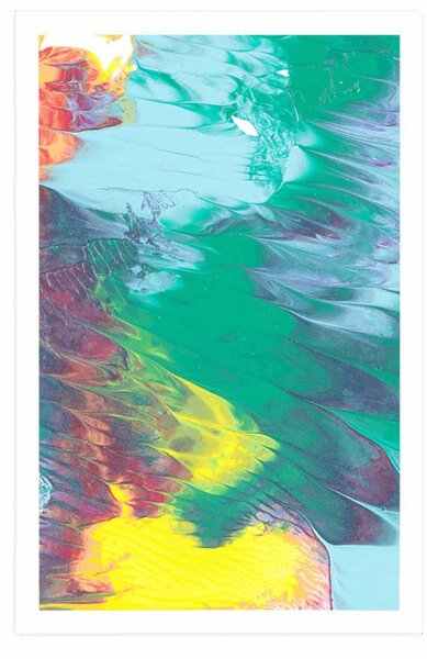 Poster abstracție în culori pastelate