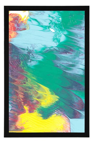 Poster abstracție în culori pastelate