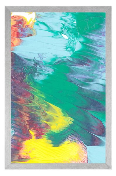 Poster abstracție în culori pastelate