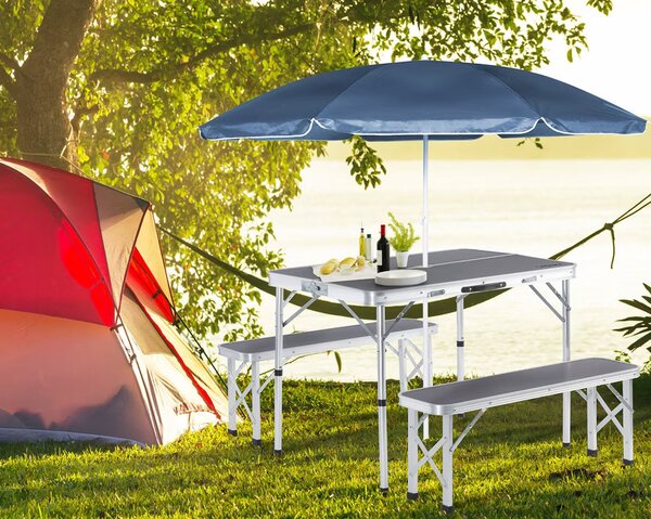 Deuba Set de camping - gri