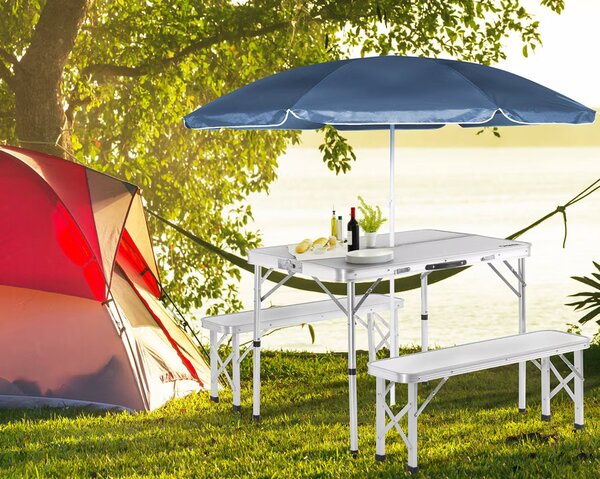 Deuba Set de camping - alb
