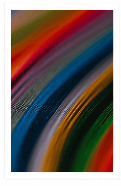Poster detaliul materialului colorat