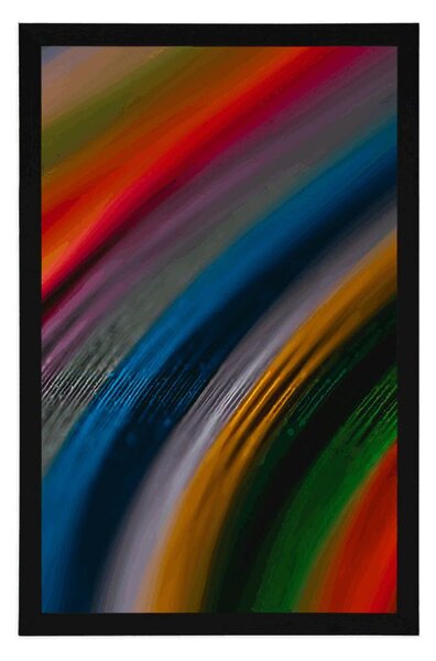 Poster detaliul materialului colorat