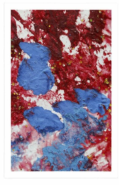 Poster acuarelă în design abstract