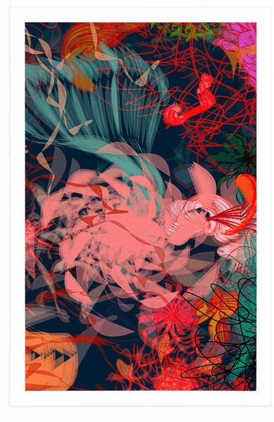 Poster flori abstracte