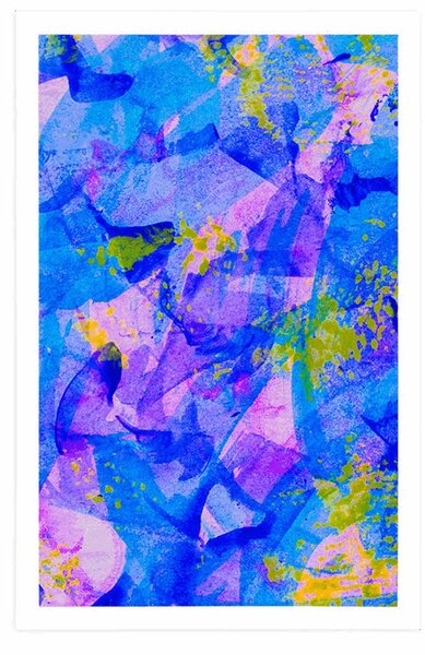 Poster artă abstractă pastelată