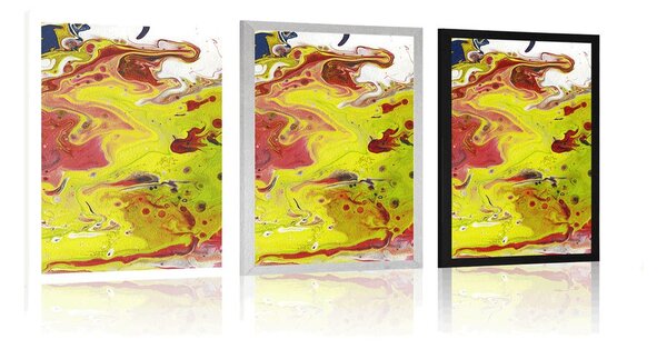 Poster abstracție acrilică