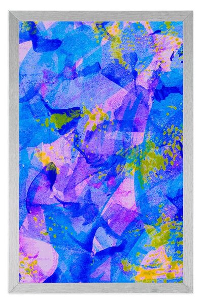 Poster artă abstractă pastelată