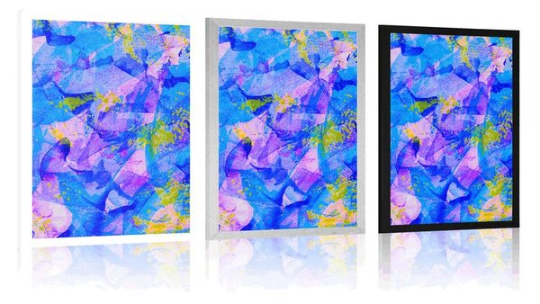Poster artă abstractă pastelată