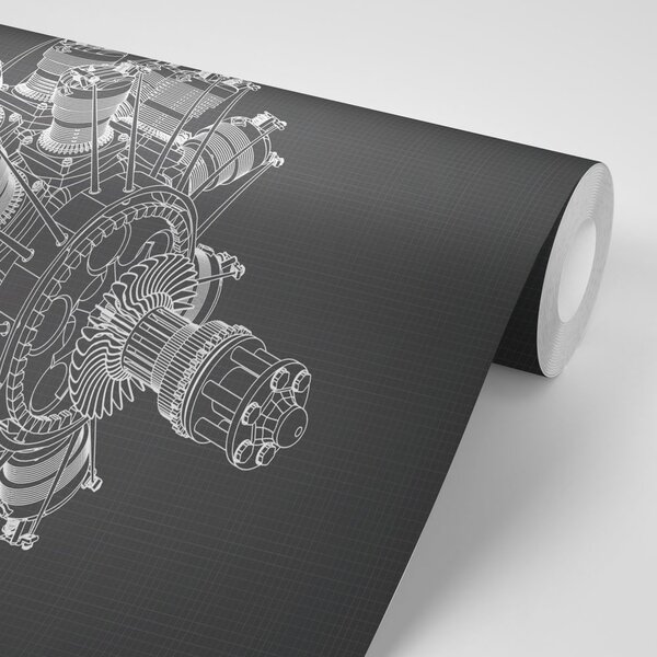 Tapet motor de stele