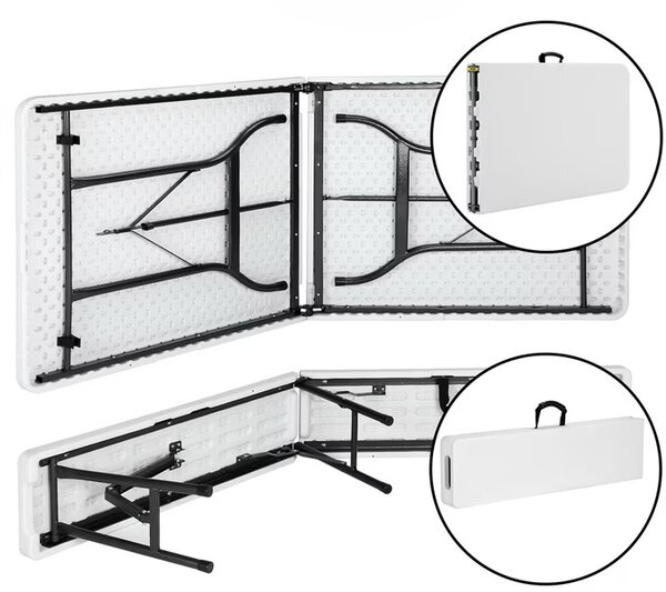 Deuba Set pentru bere 183 cm - alb