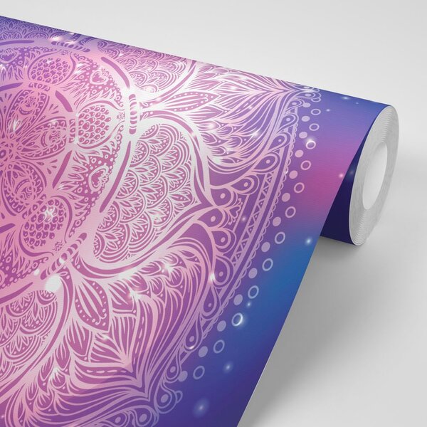 Tapet Mandala indiană cu fundal galactic