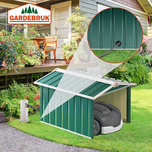 Deuba Garaș pentru robot de tuns gazon 86x100x63 cm - verde