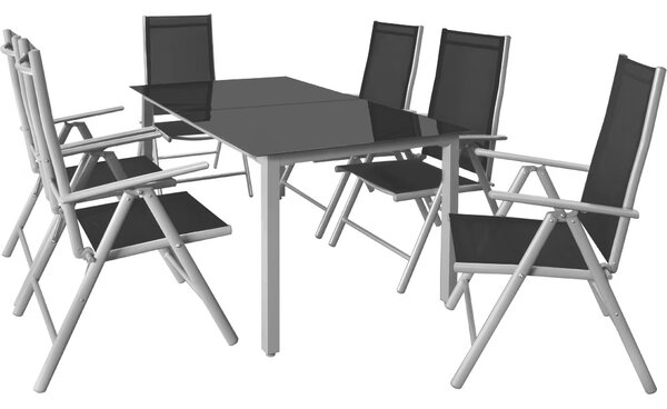 Deuba Set din aluminiu Alu 1+6 - argintiu