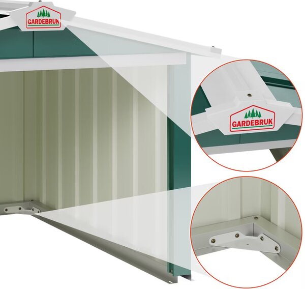 Deuba Garaș pentru robot de tuns gazon 86x100x63 cm - verde