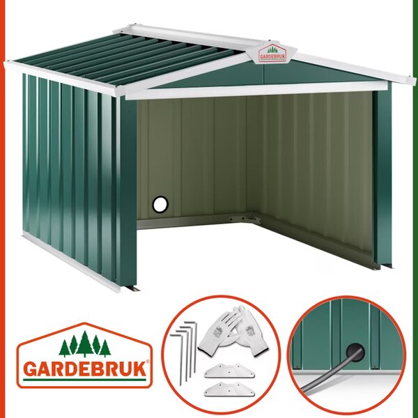 Deuba Garaș pentru robot de tuns gazon 86x100x63 cm - verde