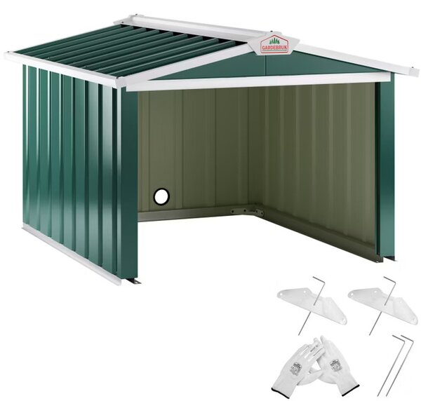 Deuba Garaș pentru robot de tuns gazon 86x100x63 cm - verde