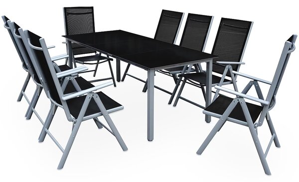 Deuba Set din aluminiu Alu 1+8 - argintiu